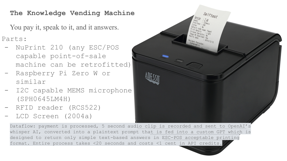 Project summary slide